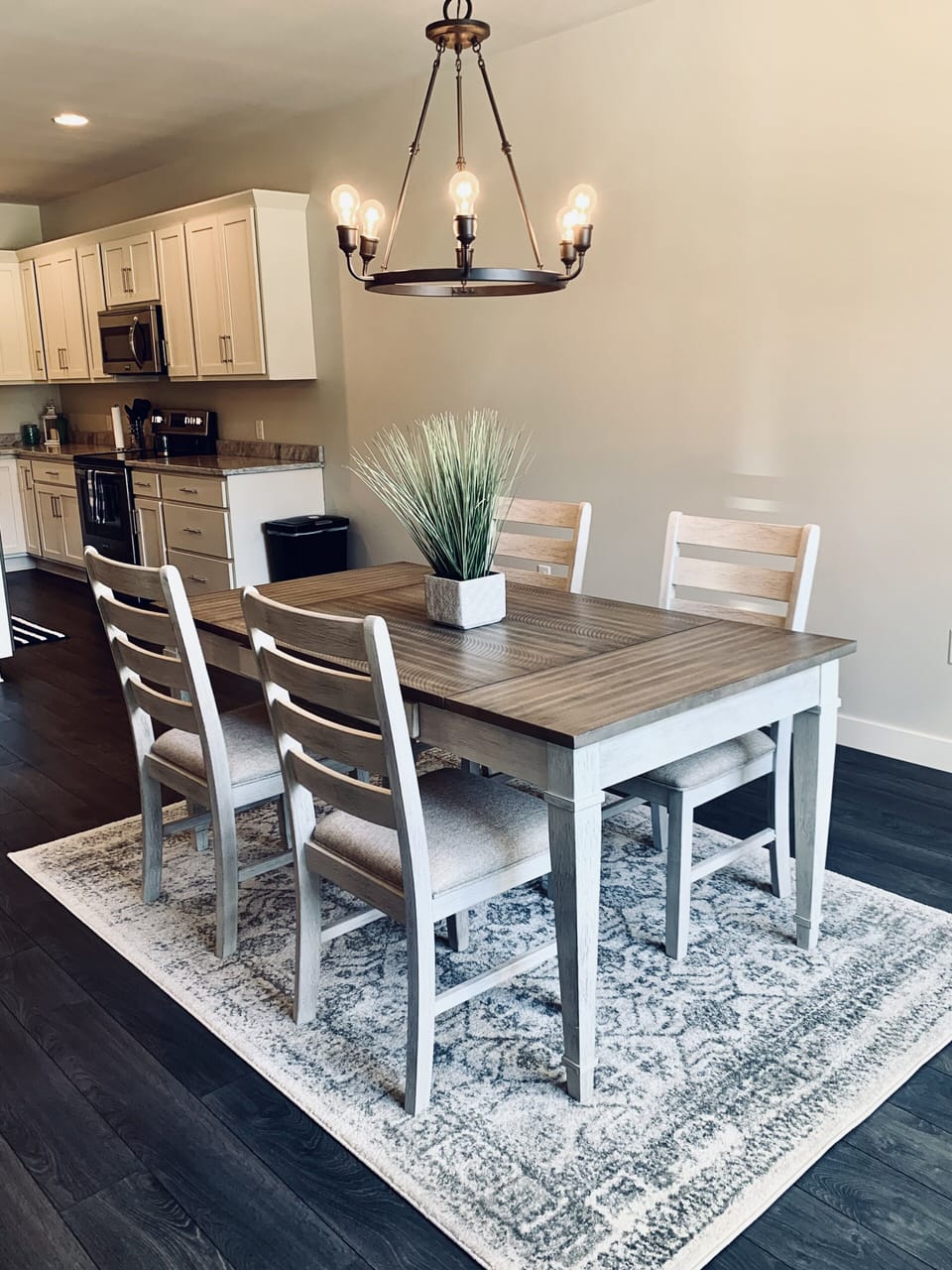 Beautiful dining space.