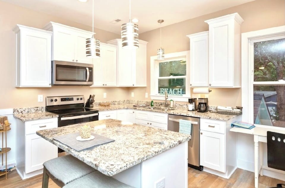 Fully stocked kitchen 