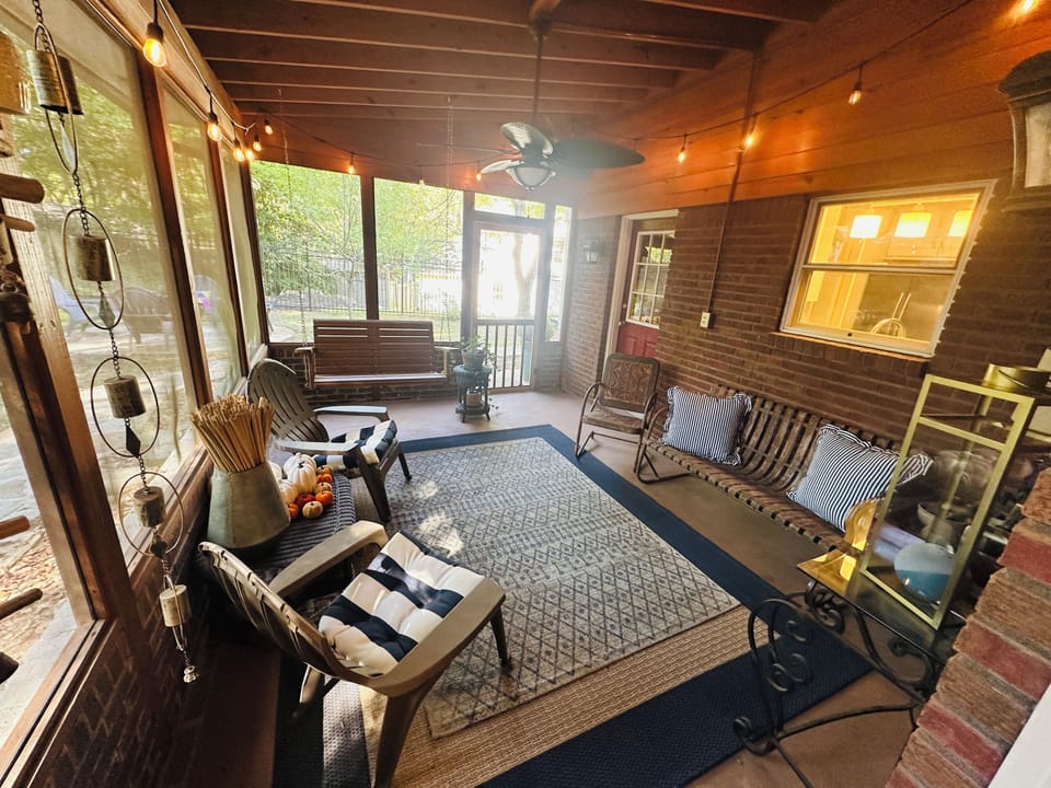   Back Porch-  Screened In