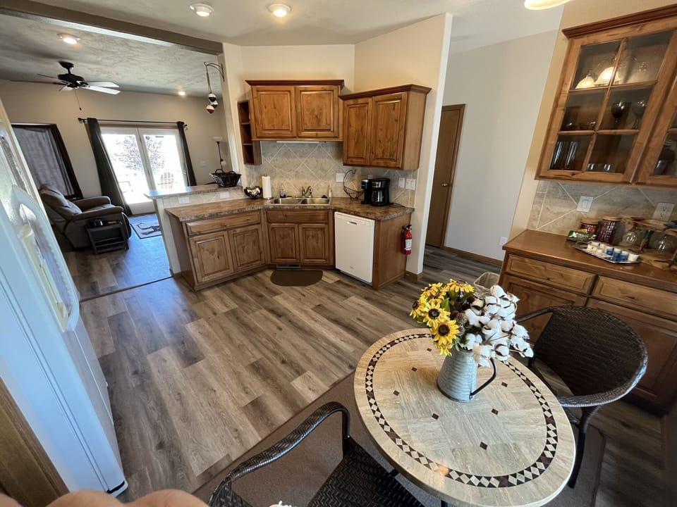 Kitchen from laundry