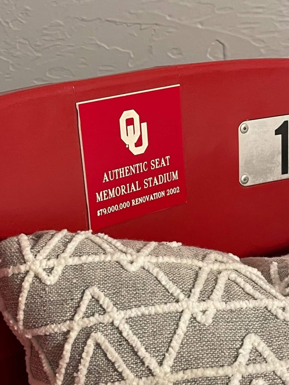 Seat purchased after stadium renovation 