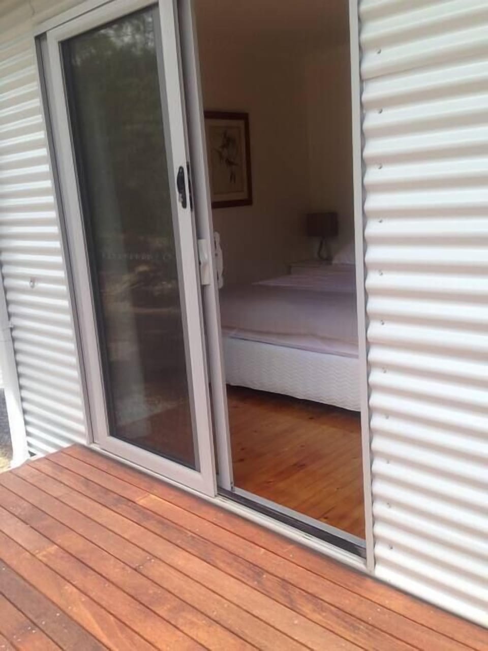 Deck access from master bedroom