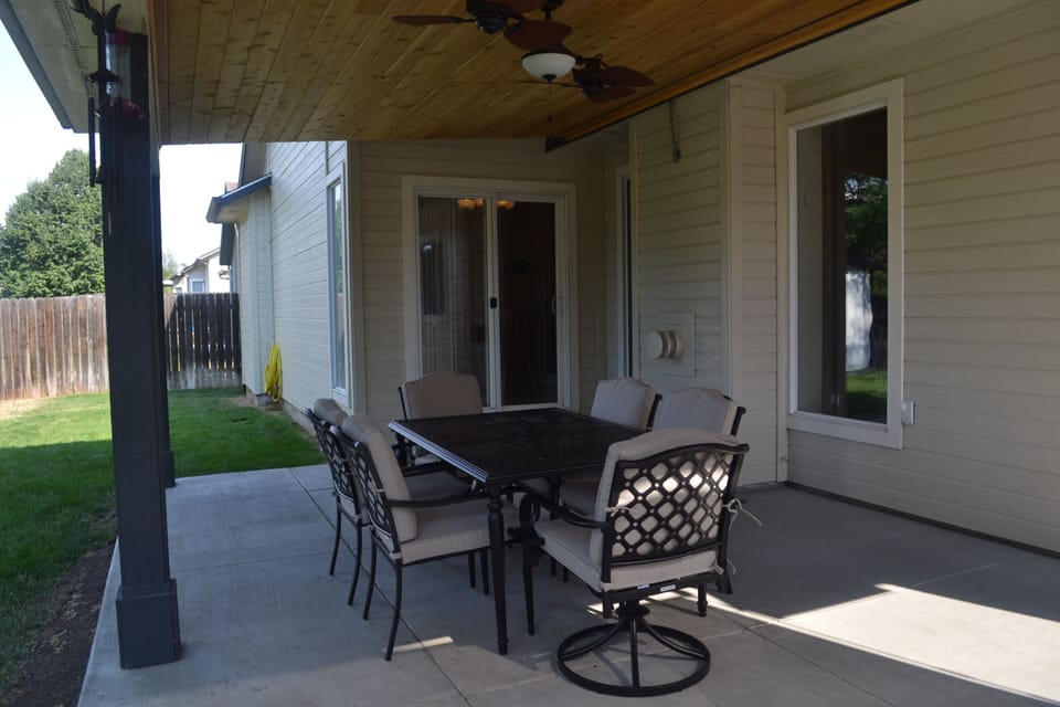 Patio dining