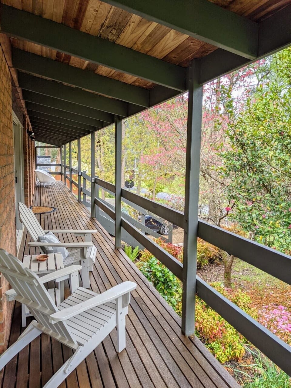 Front verandah - perfect sunny spot for your morning coffee!