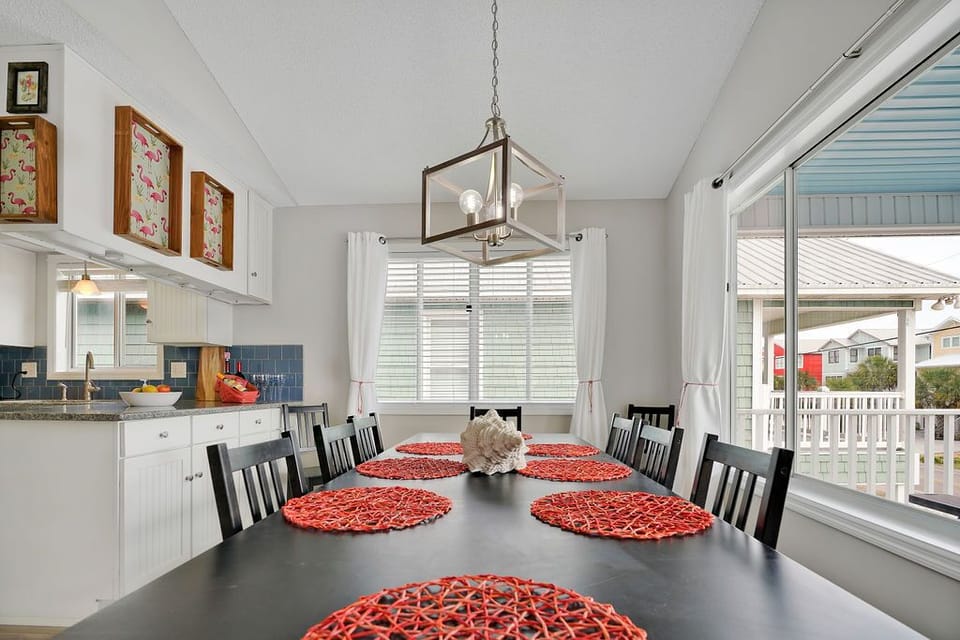 Adjacent to Main Living Space is a 10-Seat Dining Table