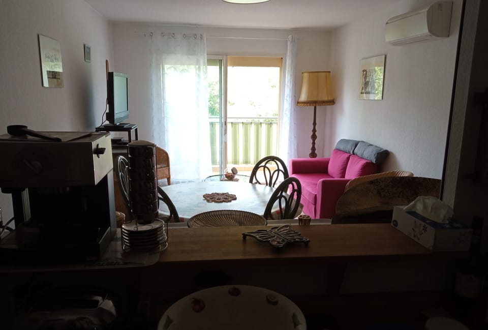 Appartement 2 Pièces 1er Étage Centre Ville vue sur Rivière et Colline Apartment in Salernes