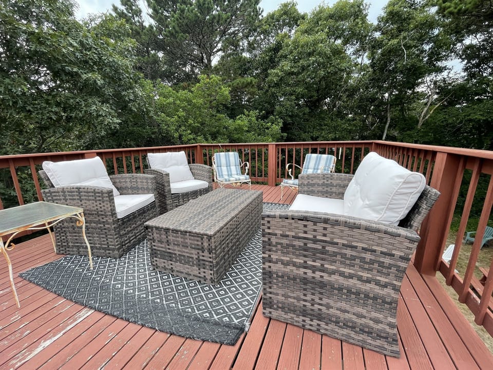 Enjoy sunsets on the rooftop deck
