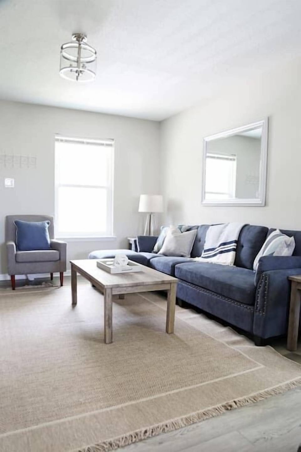 Inviting living room perfect for relaxing, playing games, and making memories together!