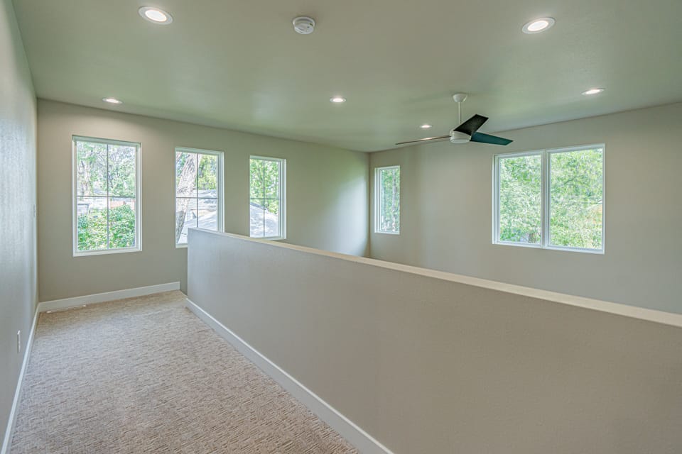 Second level hallway from stairs