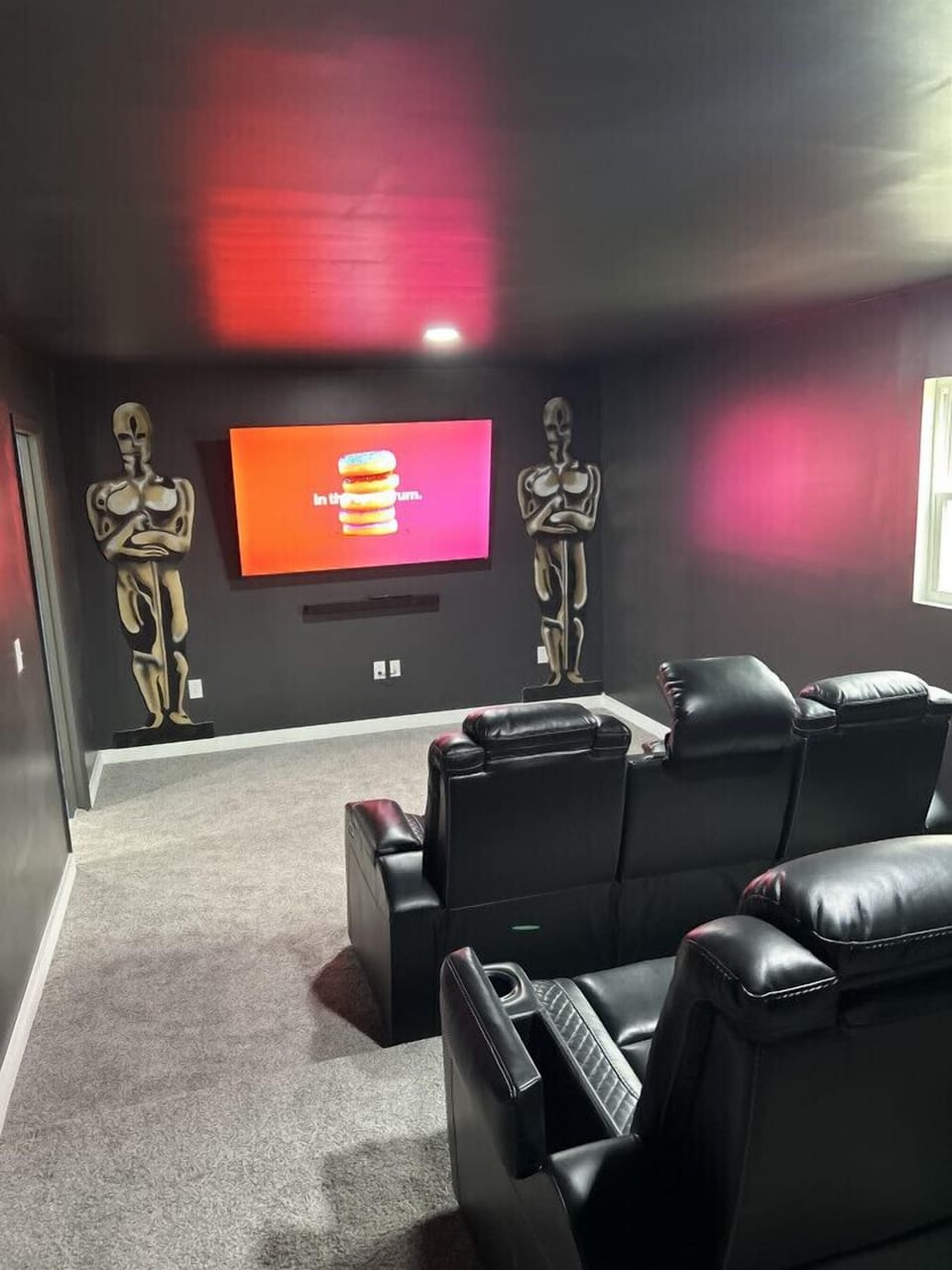 "Club House" movie Theater room