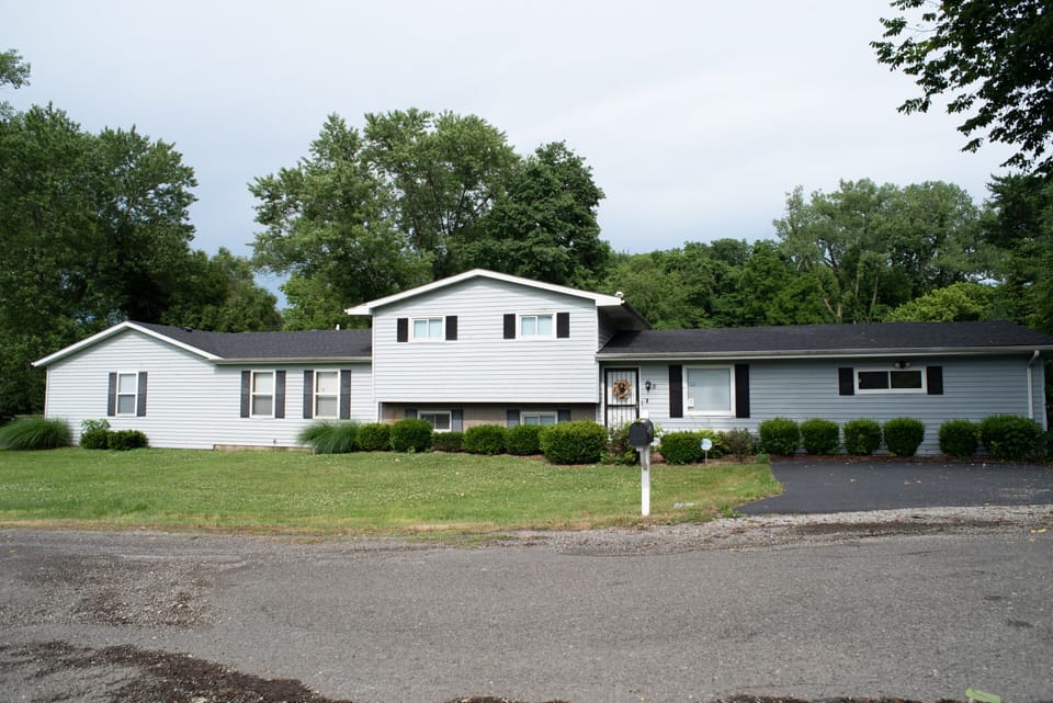 The big sprawling house