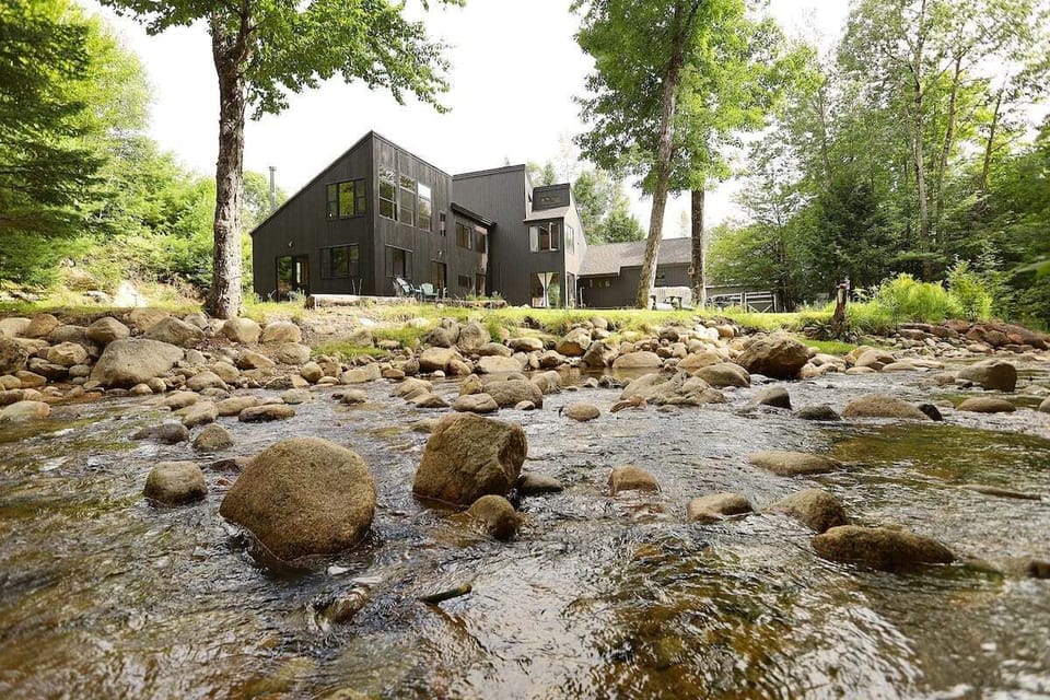 View From Brook of Private Waterville Home