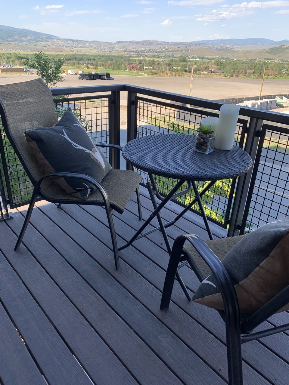 Deck with BBQ