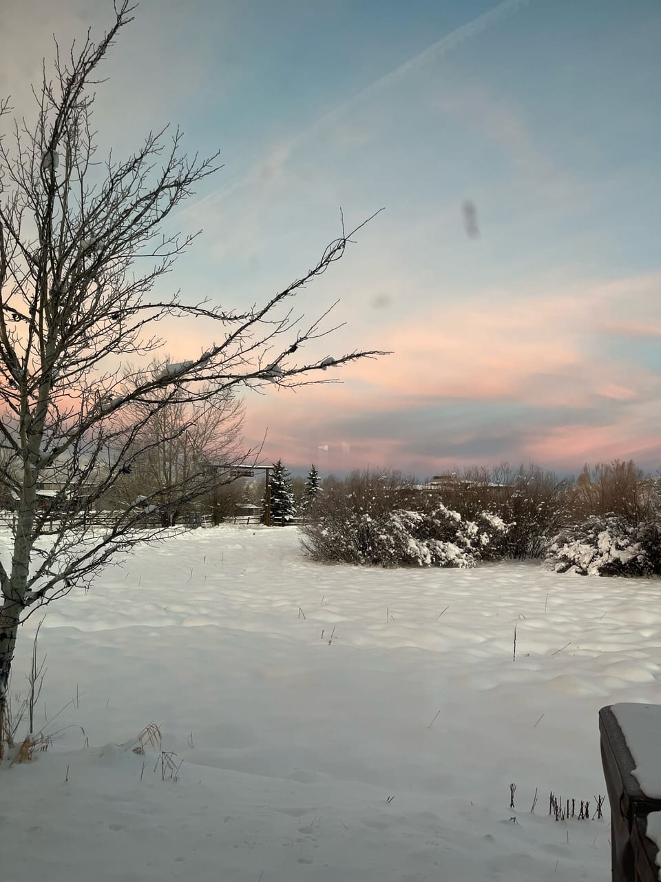 Stunning winter skies