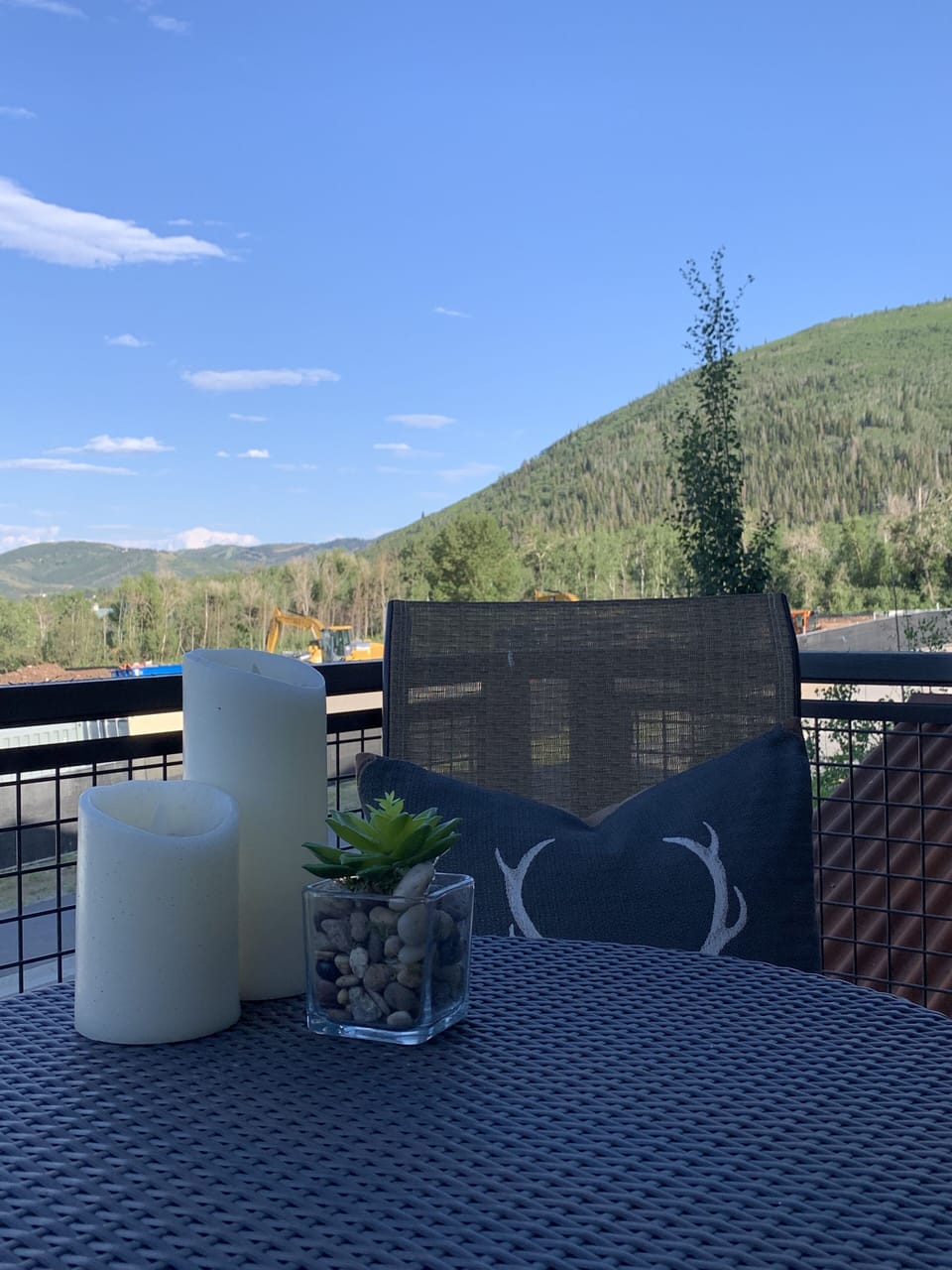 Deck with BBQ