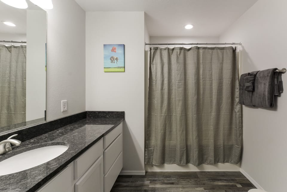 Another view of the 1st bathroom