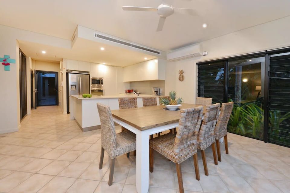 Dining and kitchen