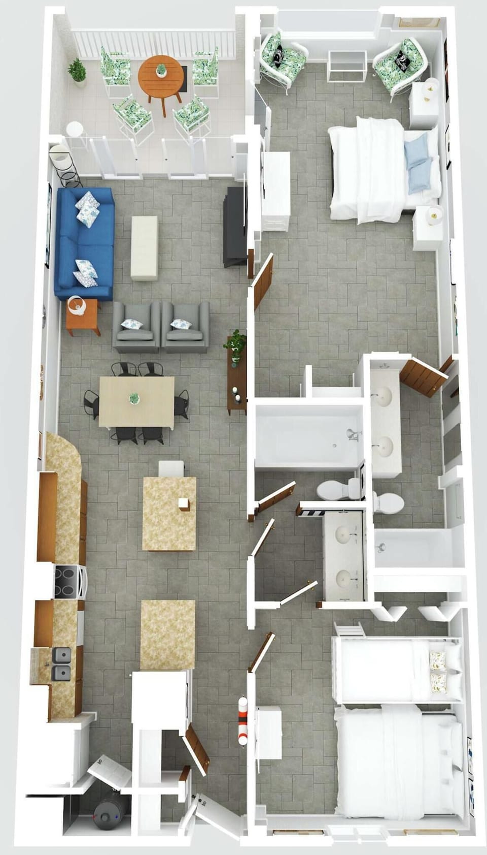 Castaways 1C floor plan