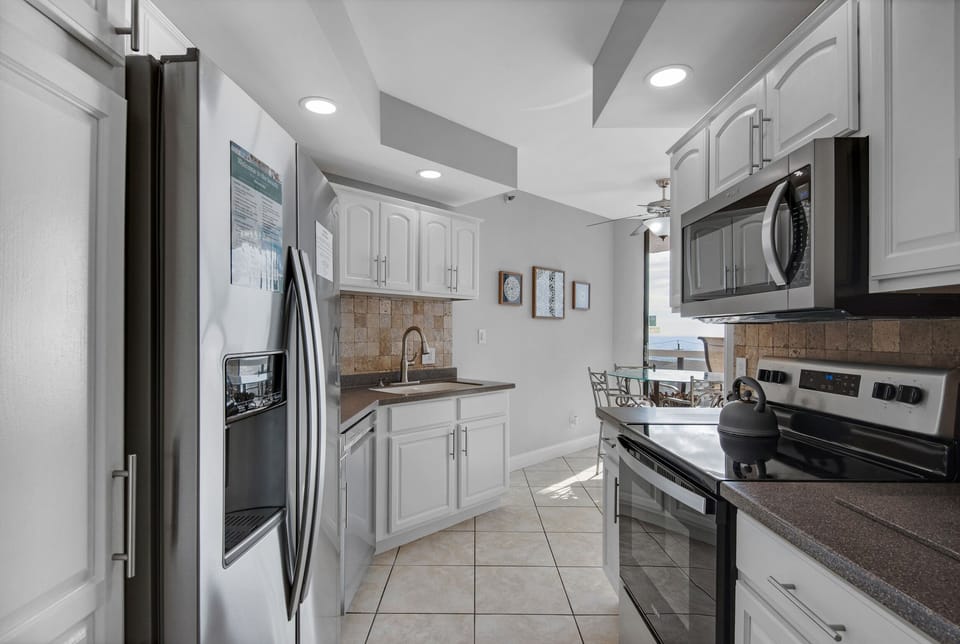 Kitchen has everything your chef needs