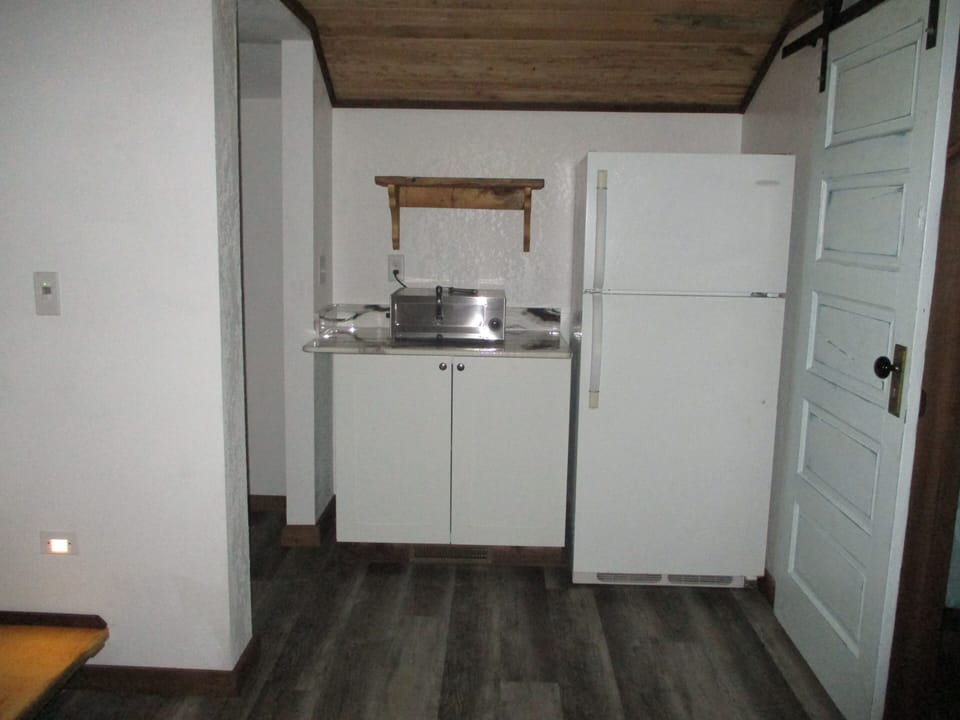 Bonus area with extra frig and pizza oven