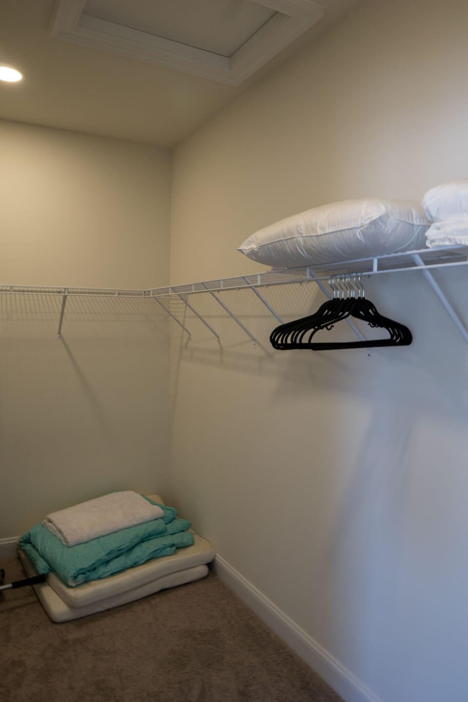 Master bedroom large walk in closet 