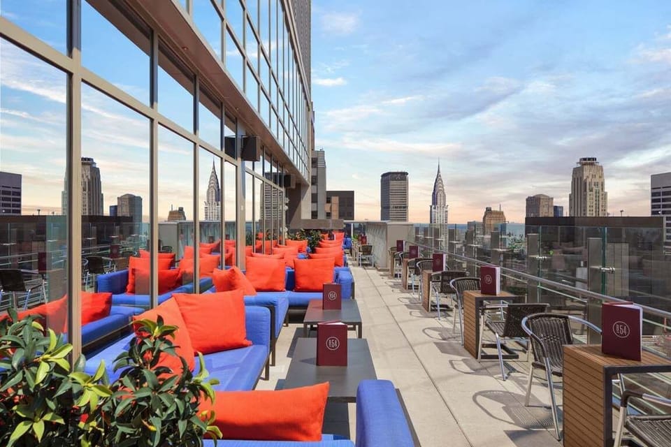 Bar 54 Terrace Chrysler Building East View