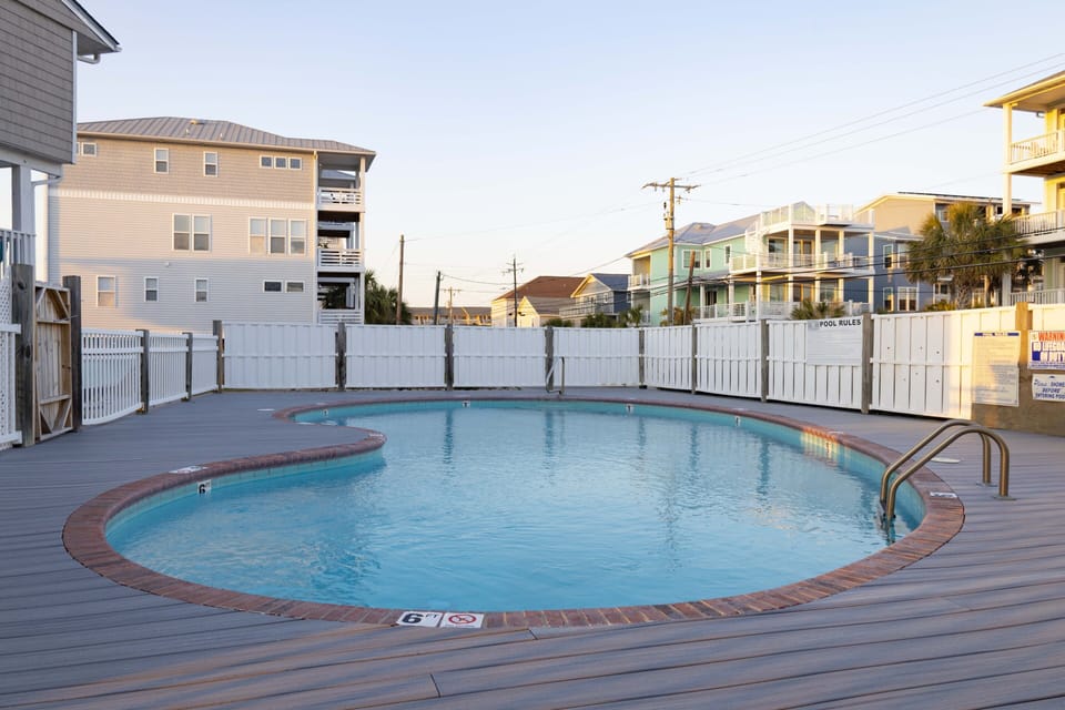 Pool right outside your front door! 