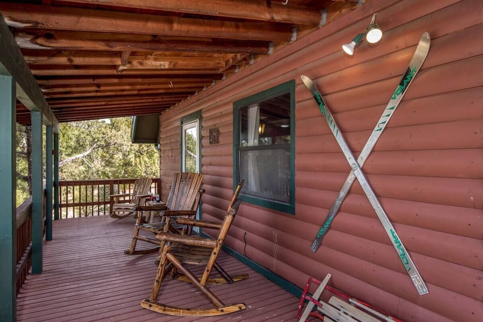 Rock your cares away with an awesome view of mountains, sunsets, & wildlife.
