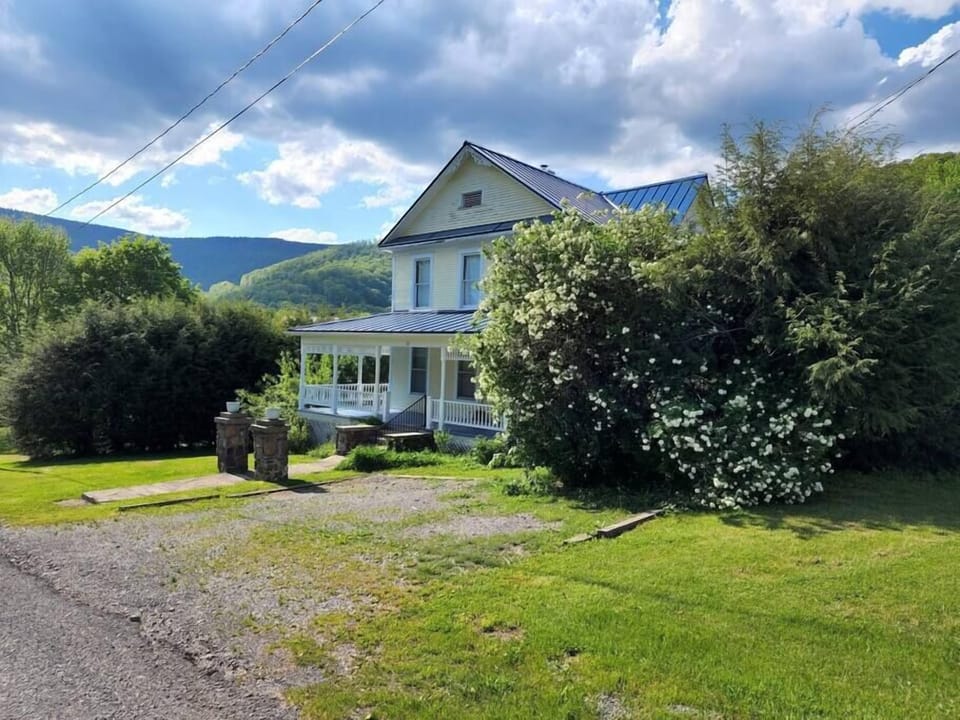 Front looking down the street