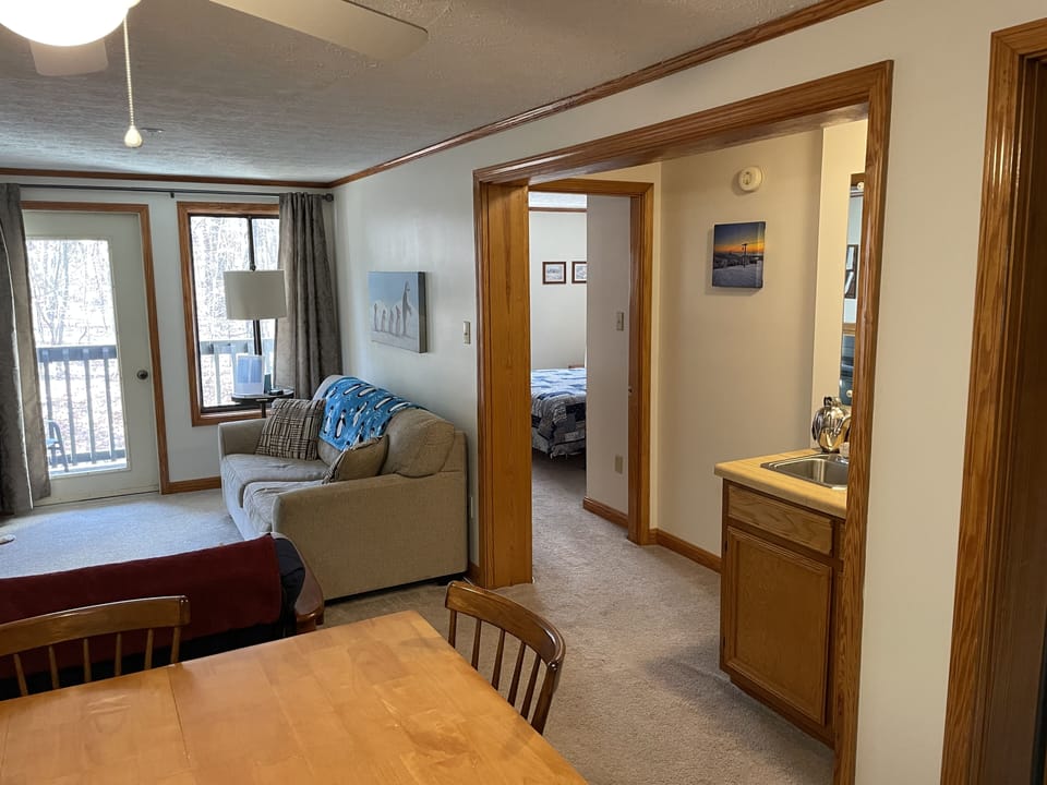 Dining Area, Sitting Area, Coffee Bar, Electric Fireplace & Forrest View Terrace
