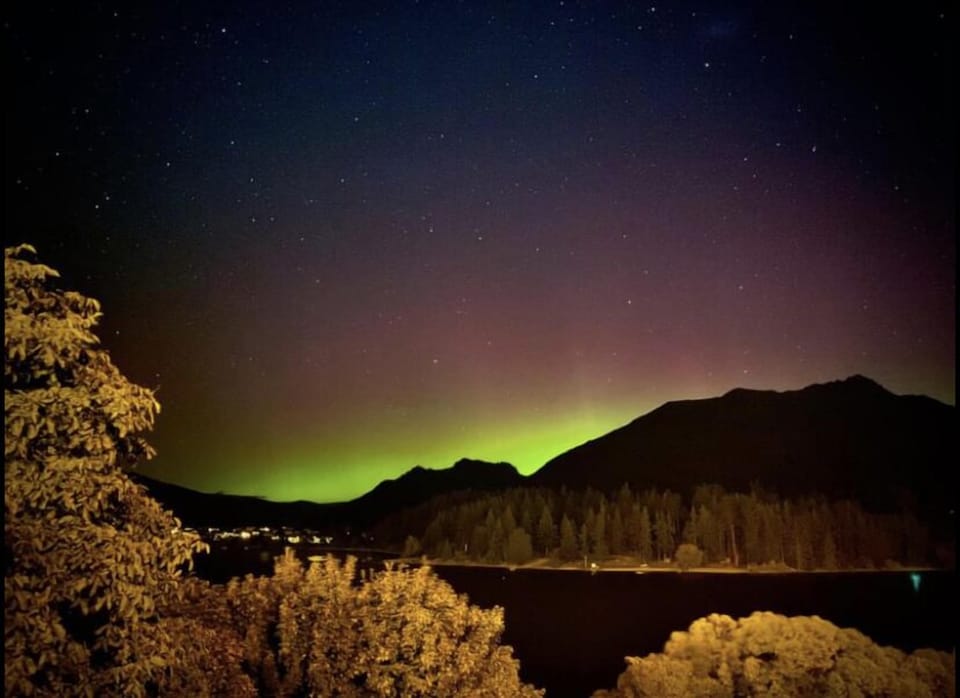 The “Southern lights” as seen from Queenstown
