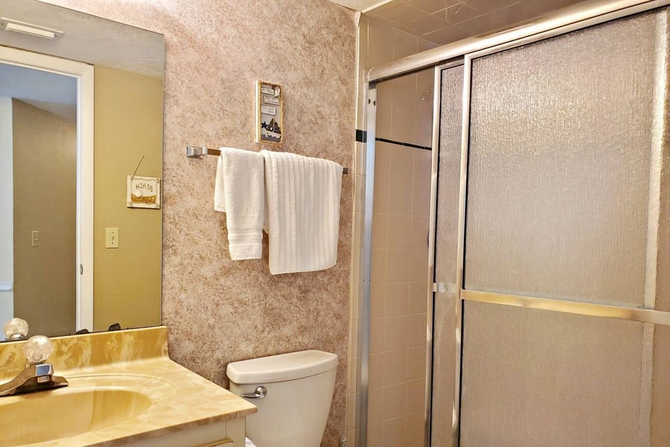 Private bathroom with walk-in shower