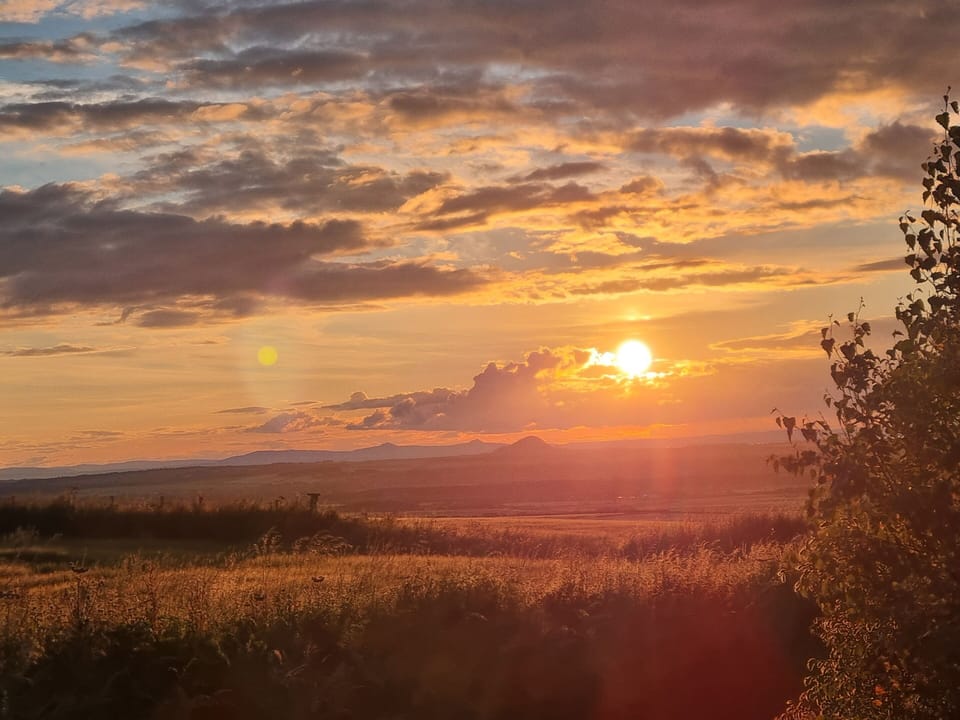 Sunset from the Pods