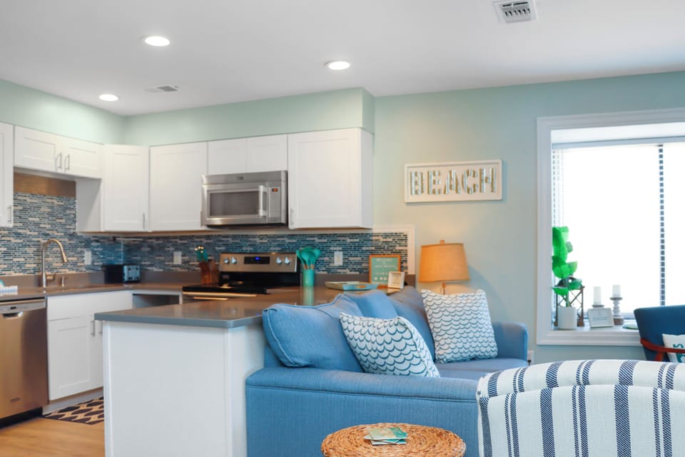 Kitchen and Living Room