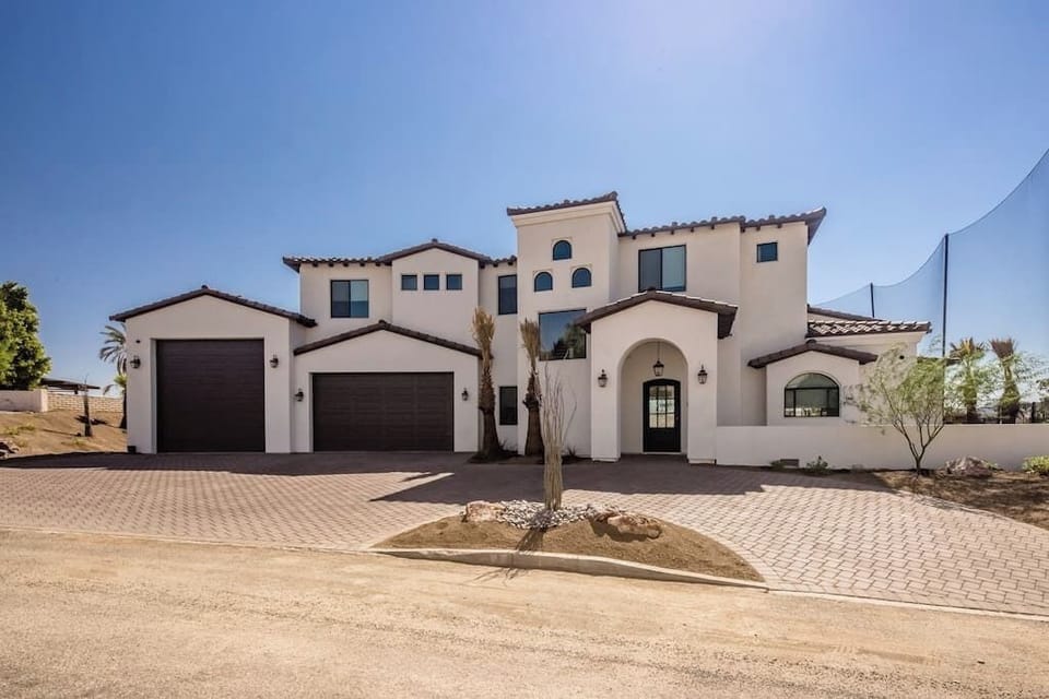 View from the street.
| Casa Havasu by Boutiq Luxury Vacation Rentals | Lake Havasu City, Arizona”