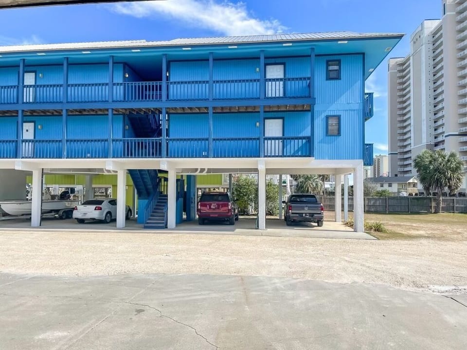 1st floor right end unit. Second to last parking space belongs to unit 4.