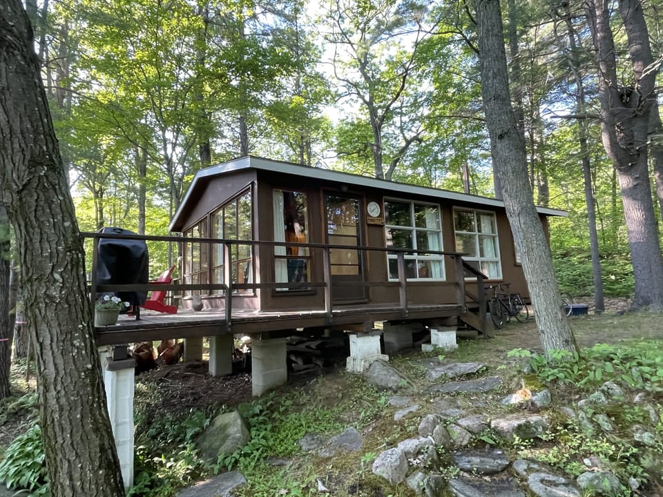 Lots of sunlight to fill the cottage
