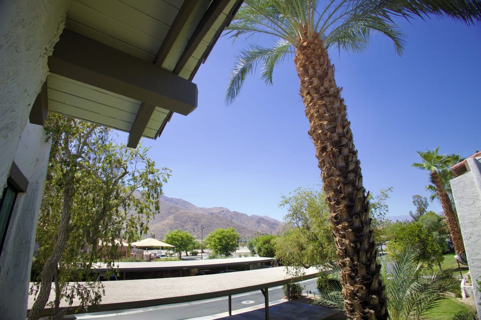 View of San Jacinto Mountains from balcony