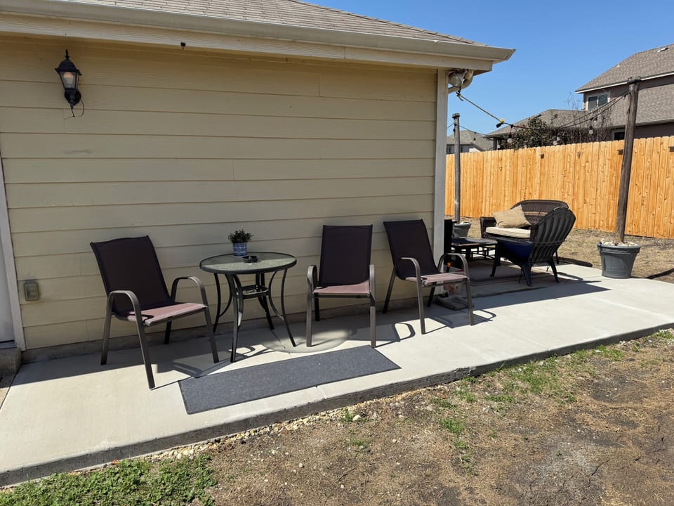 Smoking area