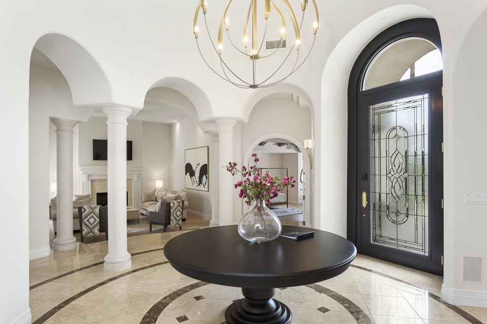 You grand entryway - elegant luxury throughout.