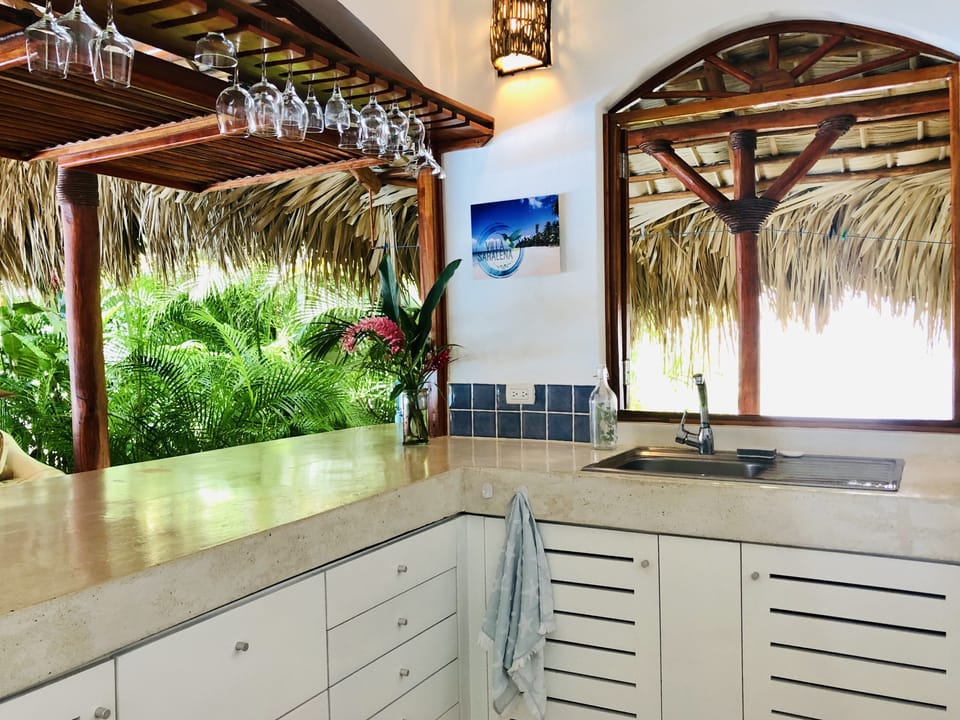 Open air kitchen