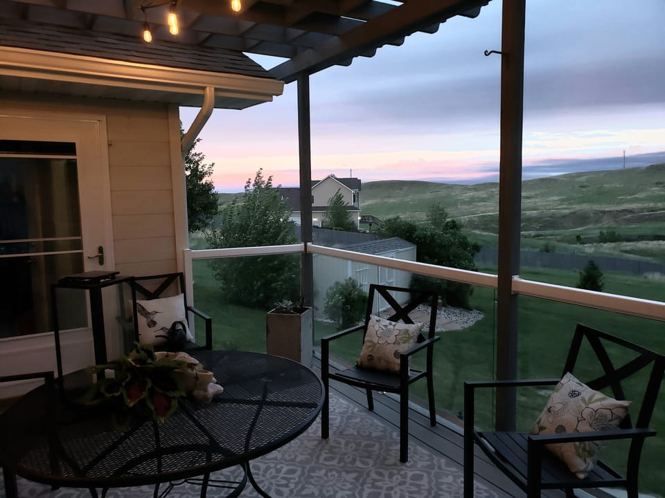 Private balcony/walk out off master and dining room, amazing view.