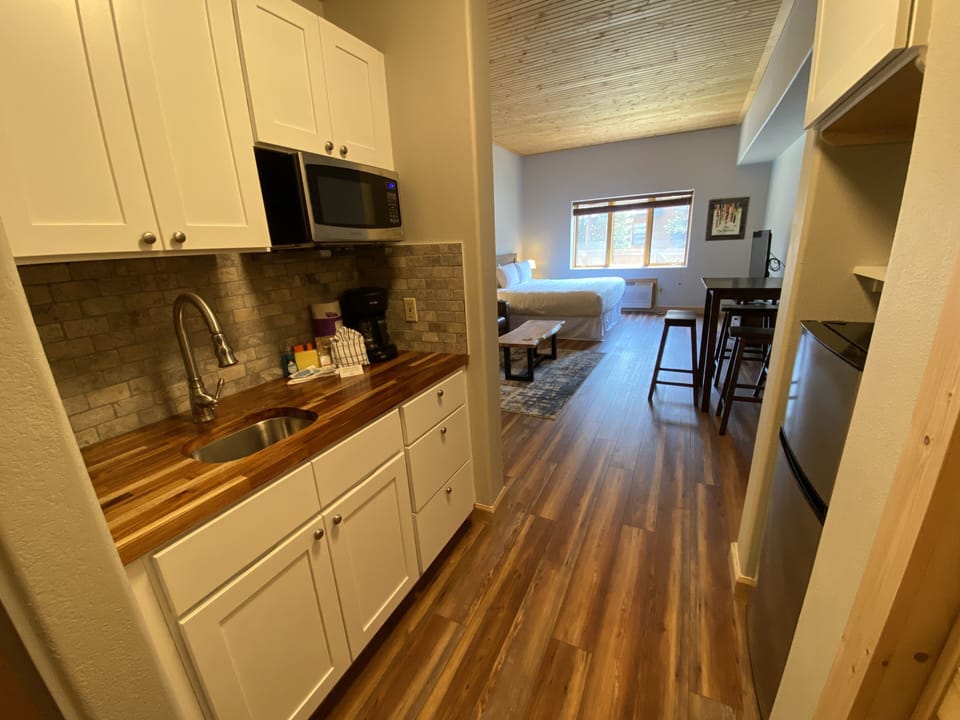 Well appointed kitchenette to prepare simple meals