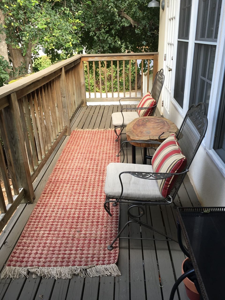 Deck Overlooking Courtyard