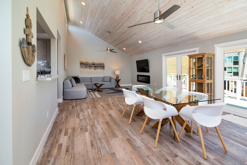 Enjoy fresh Morro Bay seafood dinner, homecooked and served around this spacious dining table