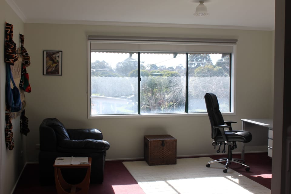 Upstairs Living Area with desk