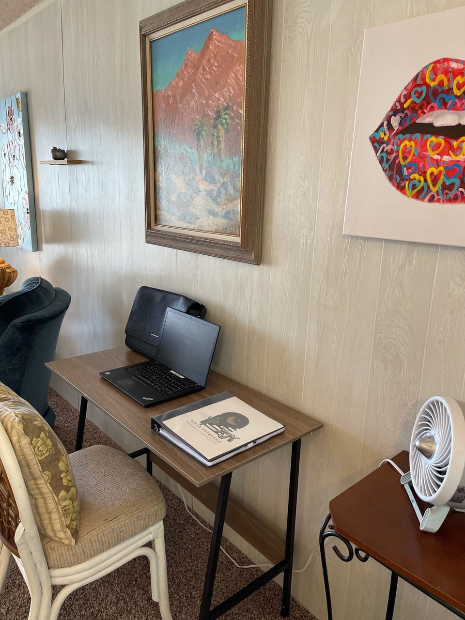 Desk and chair (Computer not included) 