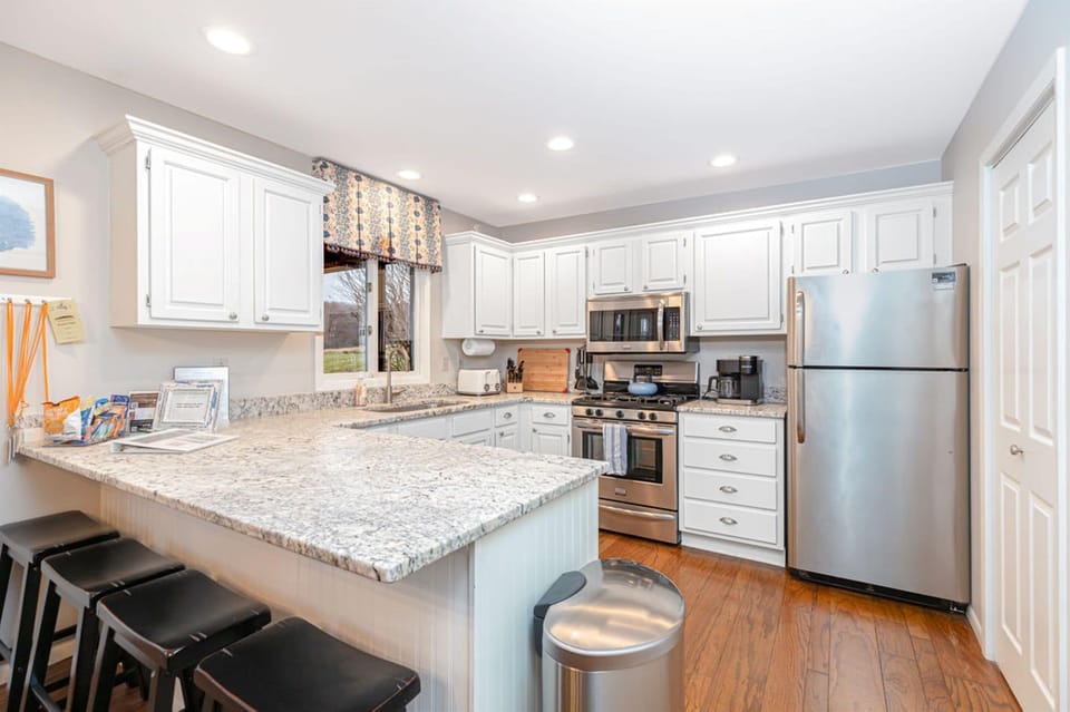 Fully stocked kitchen