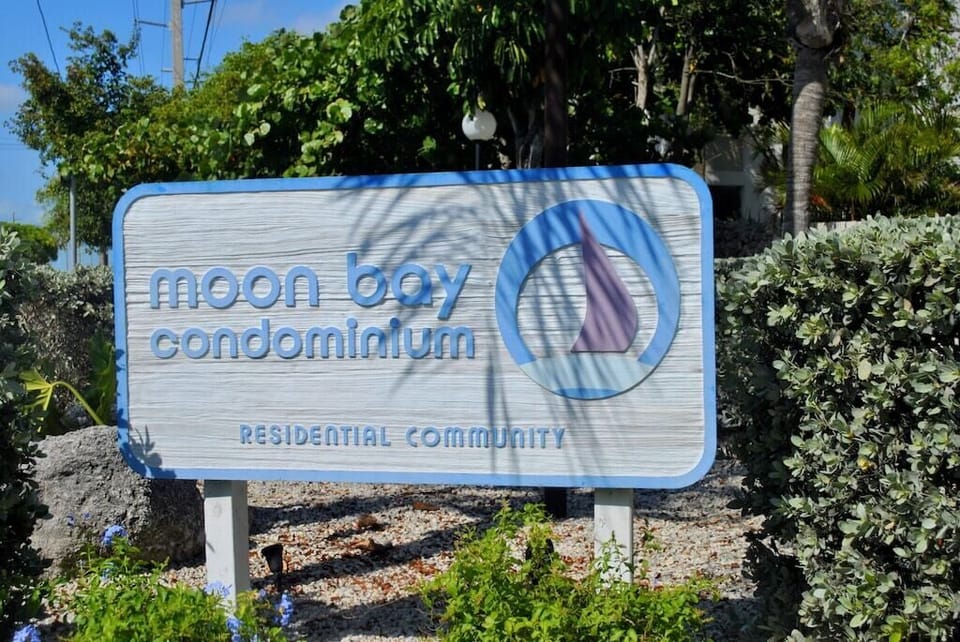 Sign at entrance