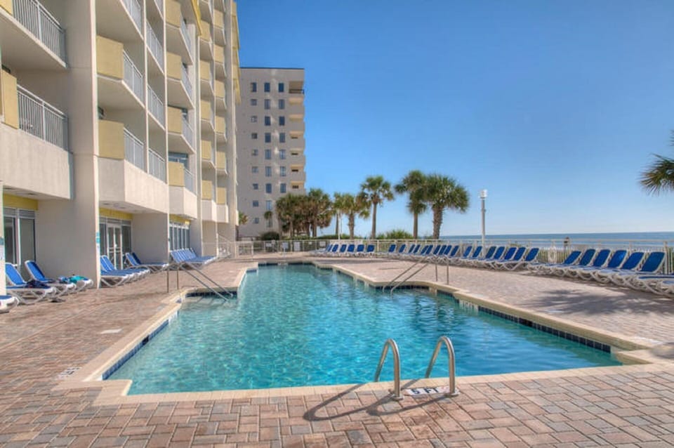 Work on your tan and then take a dip in the oceanfront pool to cool off.